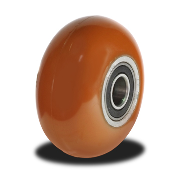Polyurathane Tyres on Cast Iron (Round Profile)